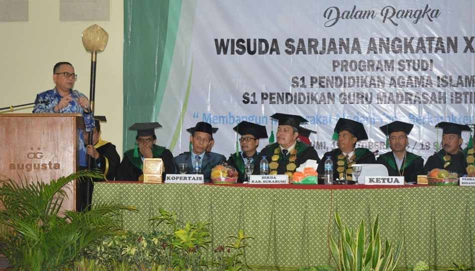 Sidang Terbuka Wisuda Sarjana Angkatan XVIII STAI Cicurug Dihadiri