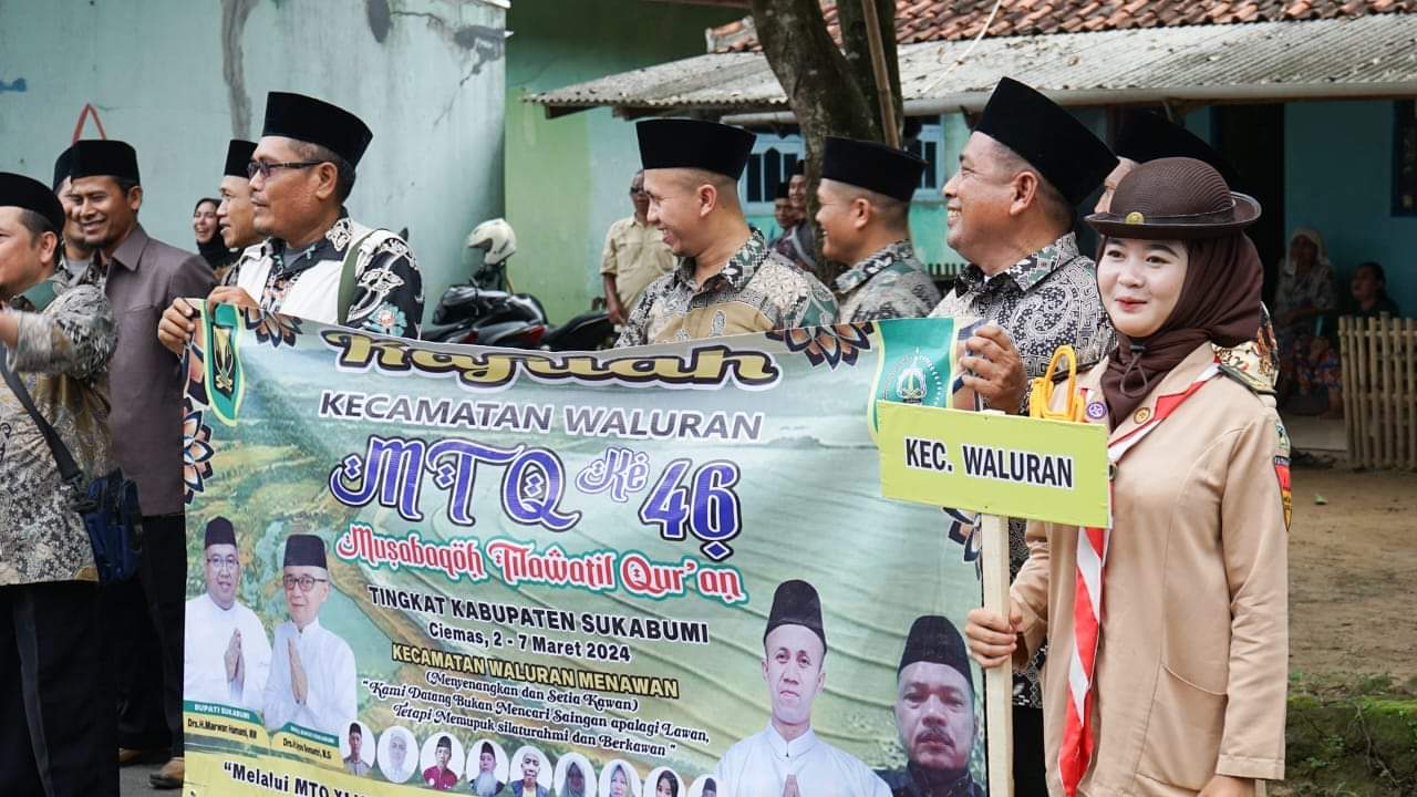 Pawai Ta Aruf Kafilah MTQ Ke 46 Wujud Religius Masyarakat Sukabumi