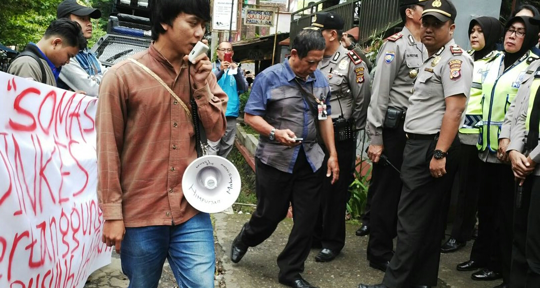 Banyak Penderita Gizi Buruk, SOMASI Geruduk Dinkes Kab. Sukabumi