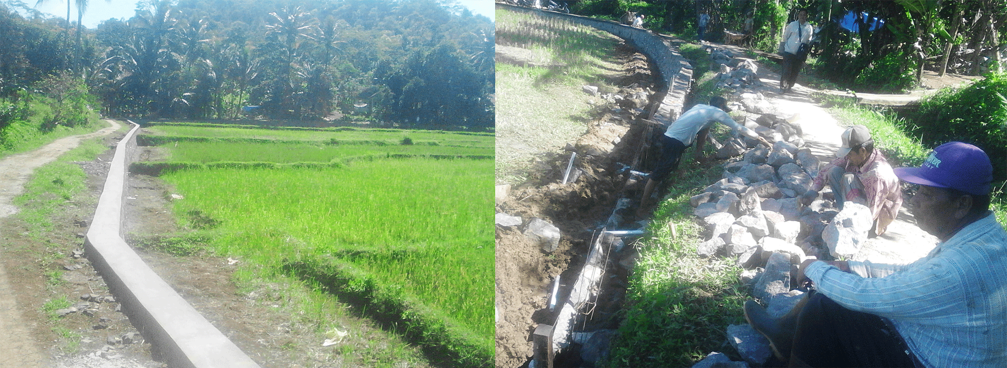 Desa Bojongkembar Bangun TPT Jalan Lingkungan