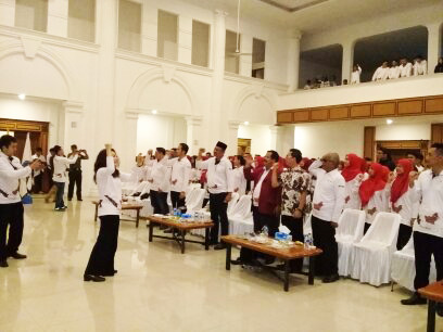 Di Sukabumi, Ribuan Mahasiswa Gelar Aksi Kebangsaan