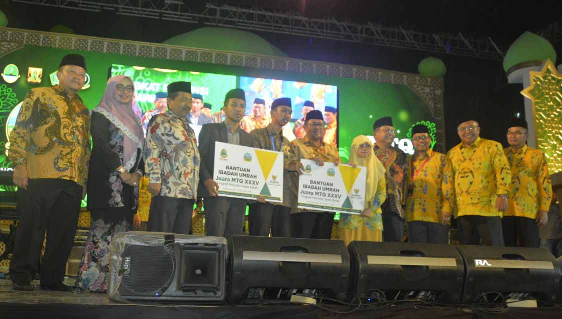 Gubernur Jabar Nyatakan MTQ XXXV Sukses di Sukabumi