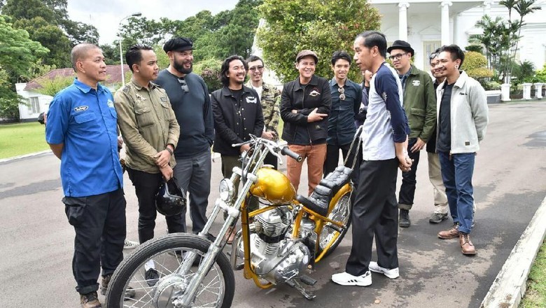 Di Sukabumi Jokowi Bakal Jajal Motor Chopper