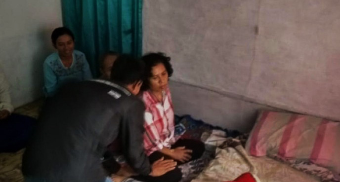 Setelah Dirawat Nining Kini Pulang ke Rumah