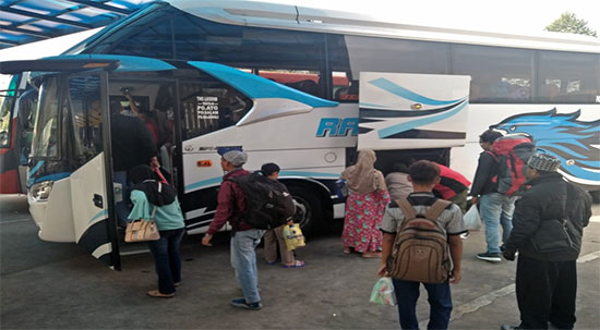Arus Balik Melonjak 40 Persen dari Terminal Sukabumi