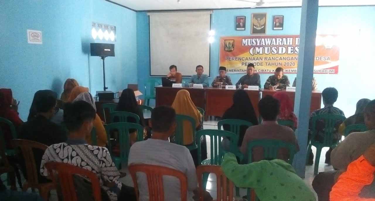 Melalui Musdes, Pemdes Cibatu Bahas RPJMDes 2020-2025