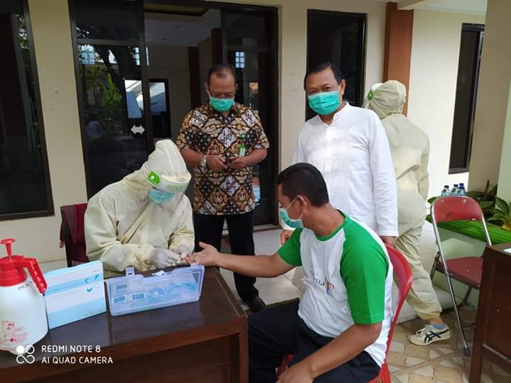 25 Jamaah Al Hidayah Rancabungur di Rapid Test