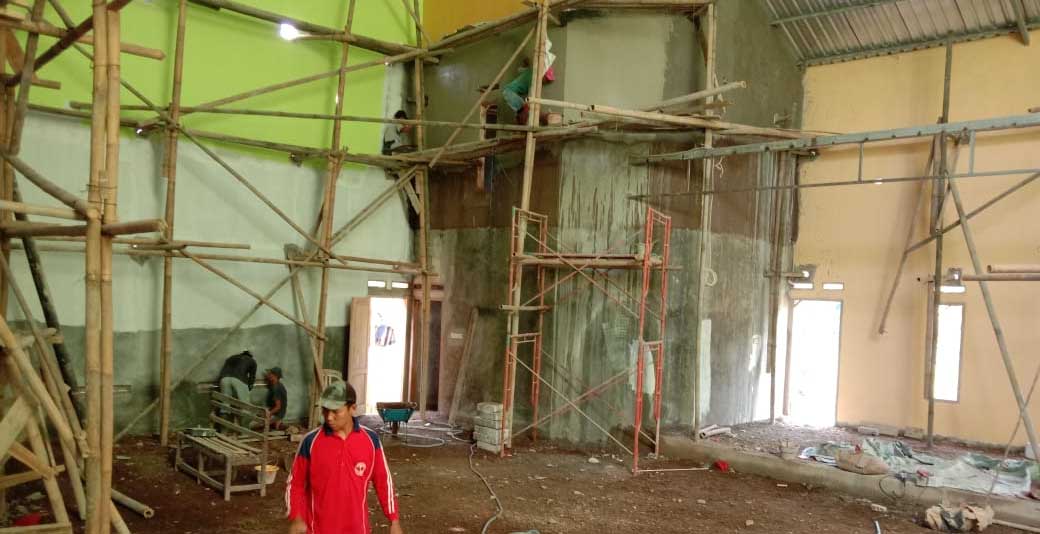 Pemdes Kebonmanggu Bangun Gedung Serbaguna dari DD 2020