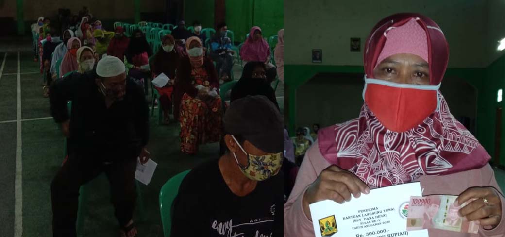 Pemdes Girijaya Gulirkan BLT DD 2020