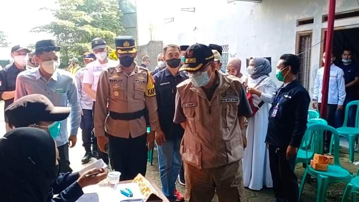 Wabup Sukabumi Monitoring Pelaksanaan Pilkades di Beberapa Wilayah