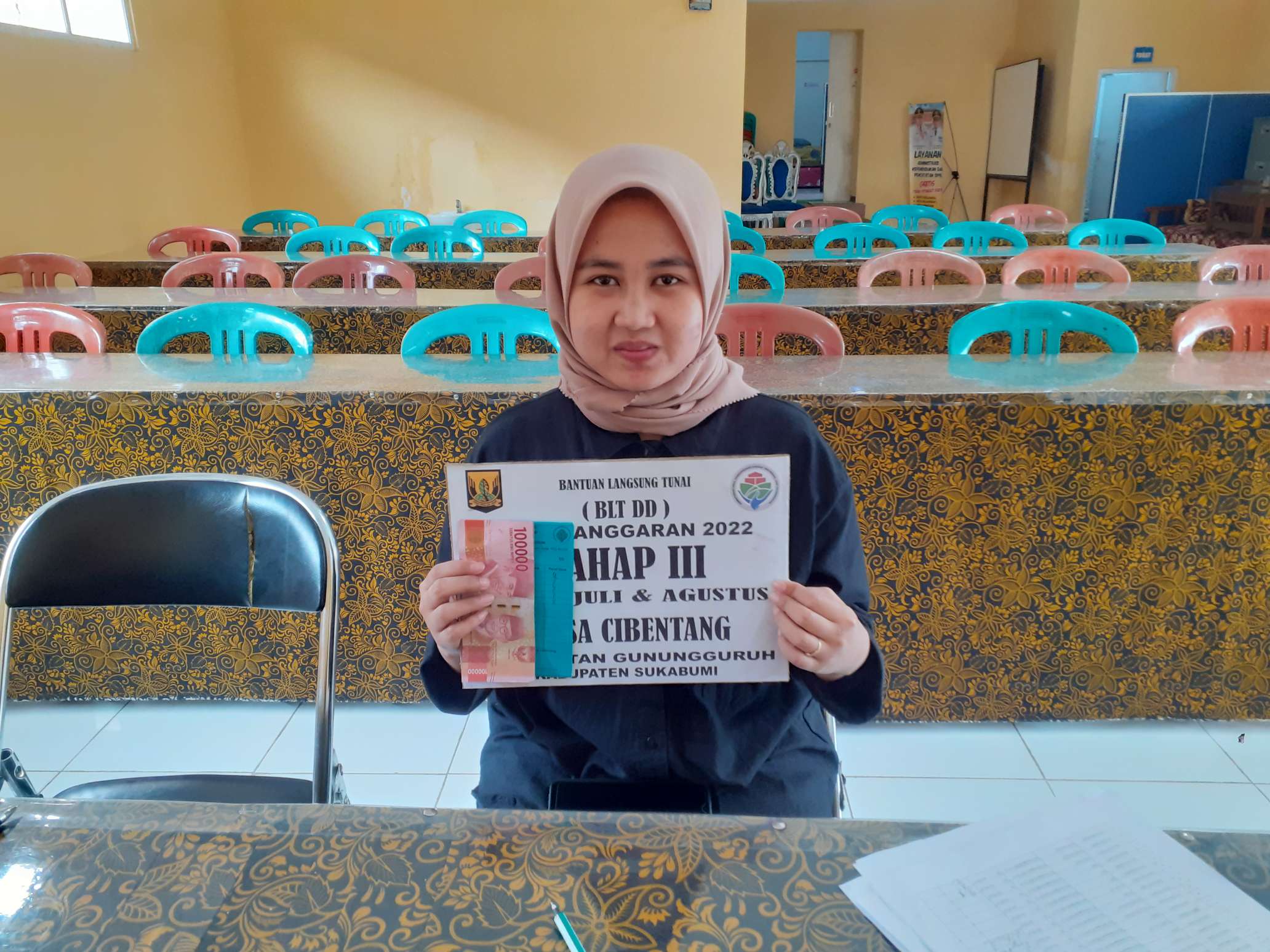 BLT DD Tahap 3 Periode Juli dan Agustus 2022 Disalurkan Pemdes Cibentang