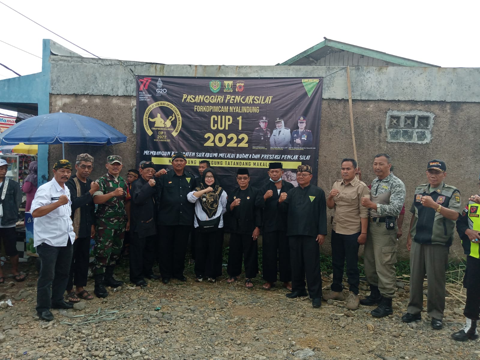 Kades Bojongsari Bangga Pasanggiri Pencak Silat Tingkat Forkopimcam Nyalindung Cup 1