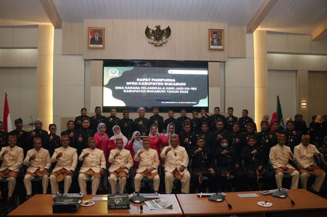 Bupati Sukabumi Hadiri Rapat Paripurna Istimewa Milangkaya Hari Jadi ke 152