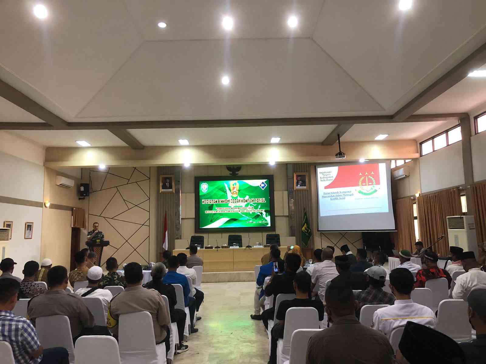 Cegah Konflik Sosial, Sintelad Gelar Binkom di Sukabumi