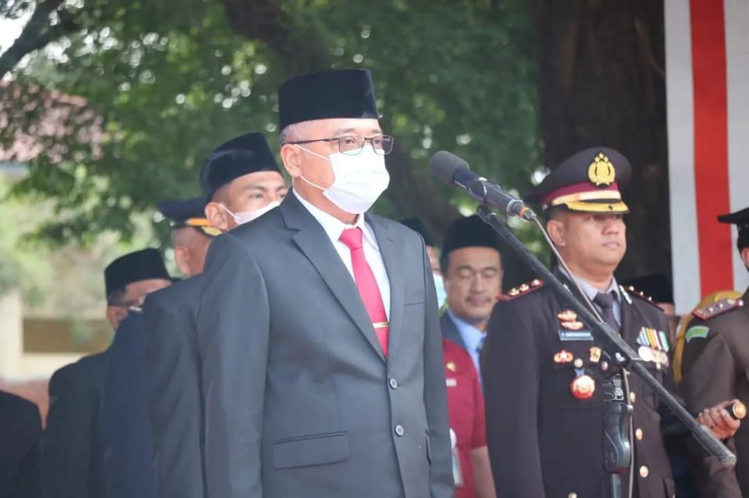 Upacara Hari Kesaktian Pancasila Tingkat Kabupaten Sukabumi ” Bangkit Bergerak Bersama Pancasila “