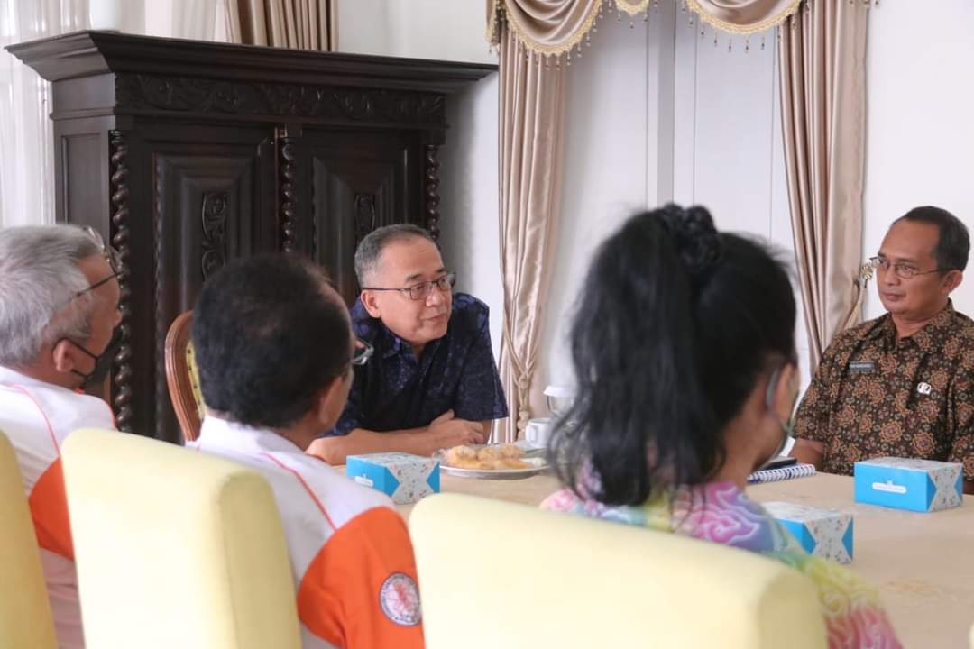 Wabup Sukabumi Terima Kunjungan Balai Monitor Spektrum Frequensi Radio Kelas 1 Bandung