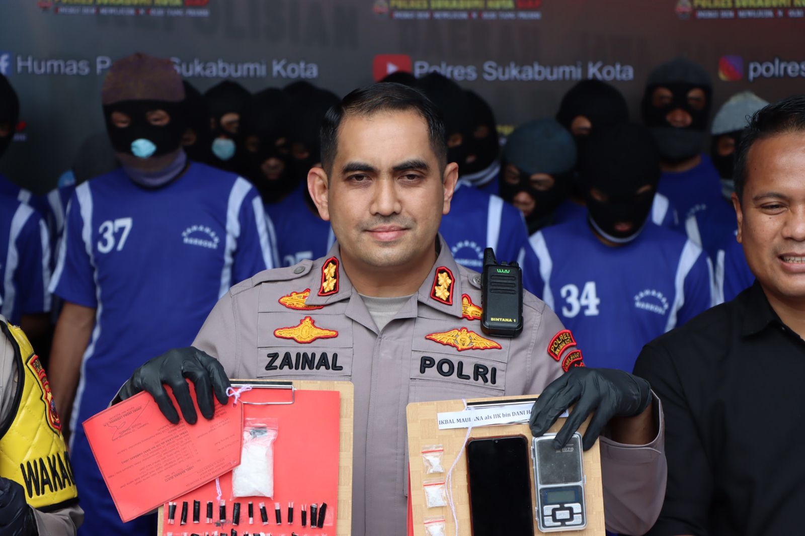 Polisi Berhasil Ungkap 23 Kasus Narkoba dengan Tersangka Sebanyak 34 Orang