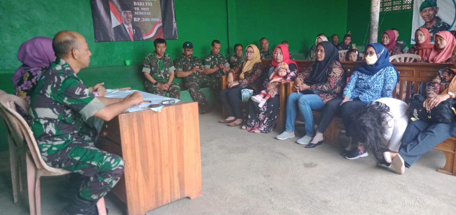 Koramil Warungkiara Tingkatkan Kemampuan Kerja Anggota