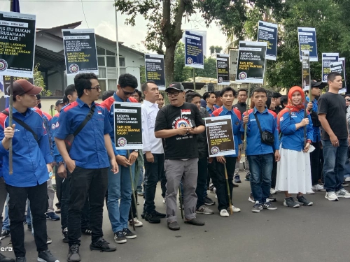 Geruduk BPJS Ketenagakerjaan, Ini Permintaan SP TSK SPSI Sukabumi ...