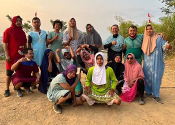 Futsal Pria Pakai Daster, Lomba Favorit HUT RI ke-78 di Perum Bumira