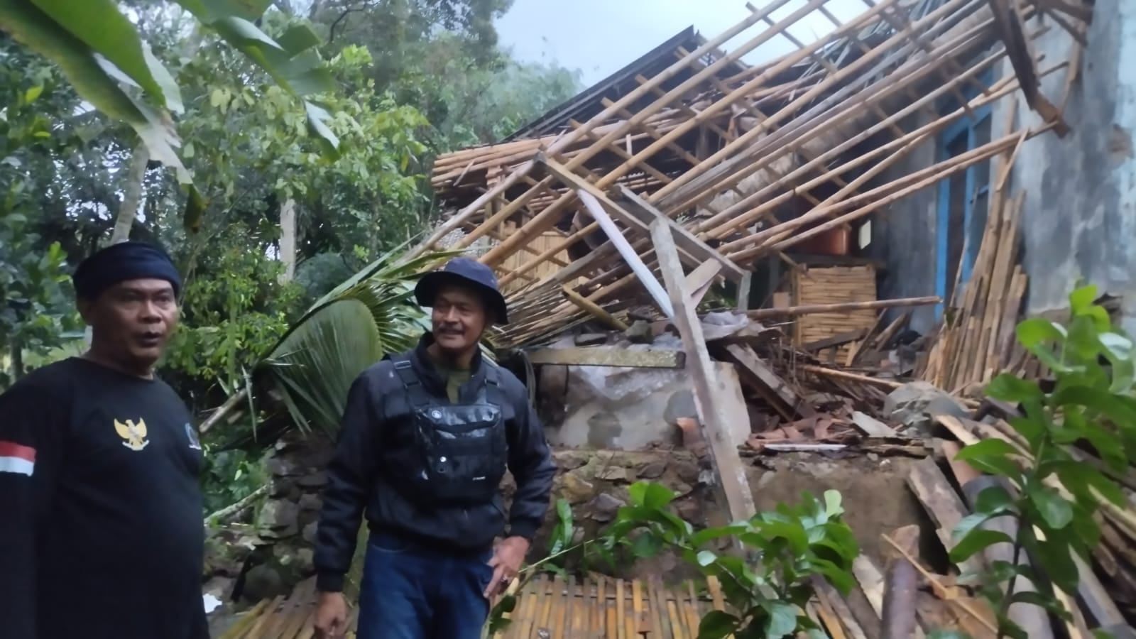 Rumah Warga Di Desa Wangunreja Rusak Usai Diterjang Hujan Deras Dan