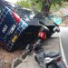 Diduga Sopir Mengantuk, Bus MGI Hantam Pohon Mahoni di Bantargadung