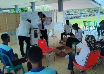 Didamping Wadir Reskrimsus, Dir Binmas Polda Jabar Tinjau TPS di Lapas Warungkiara