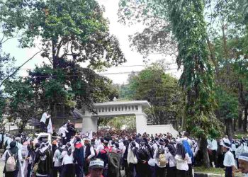 Ribuan Guru Sukabumi Demo, Tuntut Satus Penuh Waktu