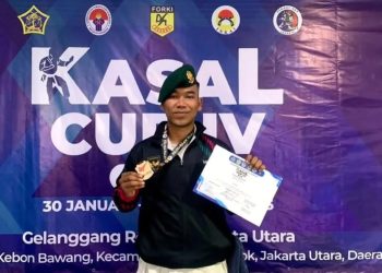 Atlet Batalyon Armed 13 Nanggala Raih Juara pada Kejurnas Kasal Cup 2025