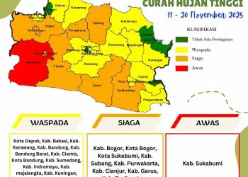 BMKG Tetapkan Status Awas, Sukabumi Masuk Zona Risiko Tinggi Saat Musim Hujan Tiba Lebih Cepat