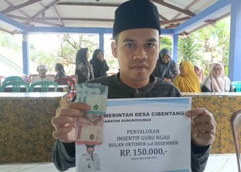 Pemdes Cibentang Salurkan Insentif Linmas Periode September–Desember 2025