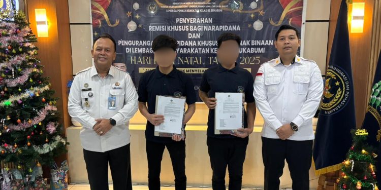 Dua WBP Kristiani Lapas Sukabumi Terima ‘Kado Natal’