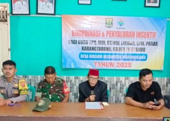 Pemdes Girijaya Apresiasi Peran Strategis Kelembagaan Desa Lewat Insentif