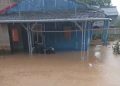 Curah Hujan Tinggi Sebabkan Puluhan Rumah Warga Terendam Banjir di Desa Jampangtengah